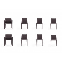 Manhattan Comfort 6-DC3432-GY Paris Grey Dining Chairs (Set of 8)